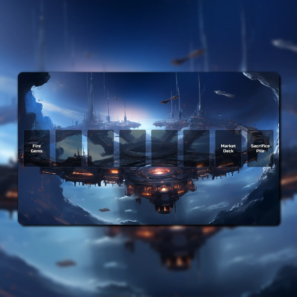 Star Realms playmat, 24" x 14" (600 x 350 mm), compatible neoprene themed playmat