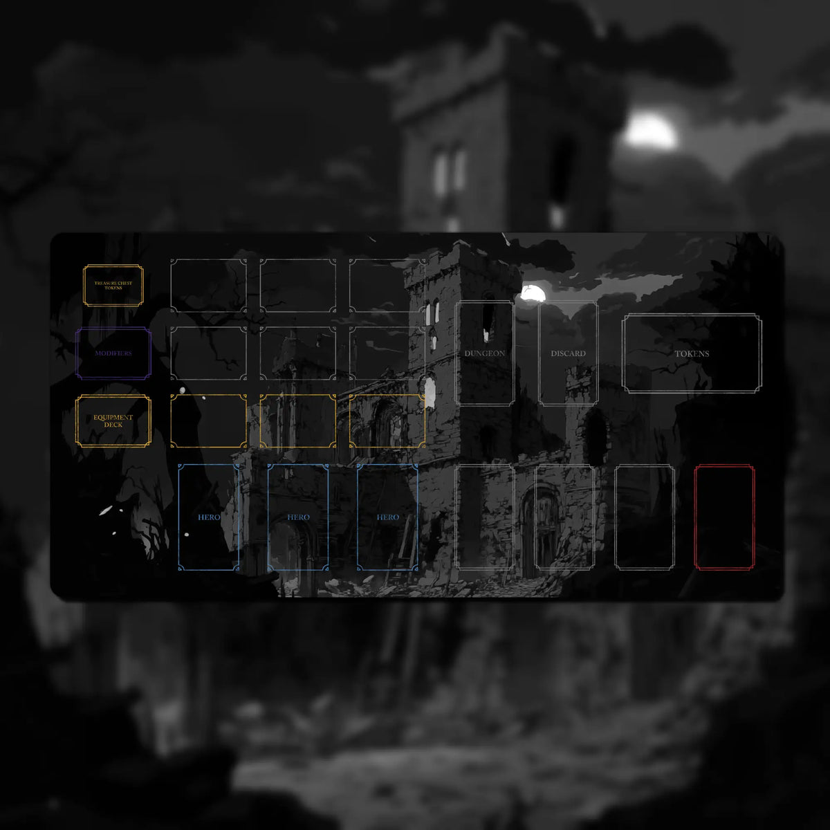 The Cursed Castle compatible playmat, 24" x 12" (600 x 300 mm)