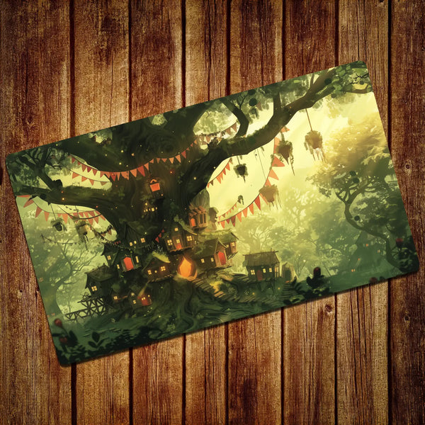 Woodland Haven TCG playmat
