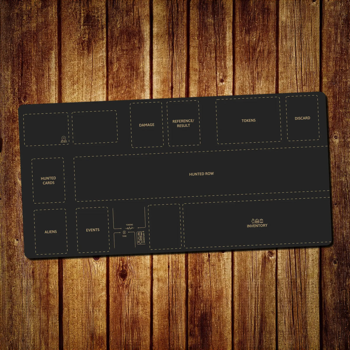 Hunted: Mining Colony 419 compatible playmat, 24" x 12" (600 x 300 mm)