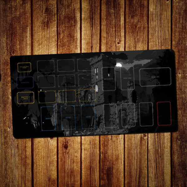 The Cursed Castle compatible playmat, 24" x 12" (600 x 300 mm)