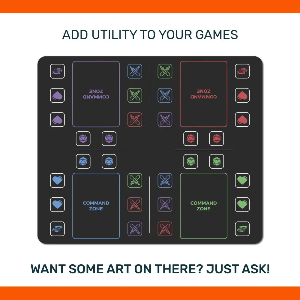 Commander Mini Dashboard - Playmat