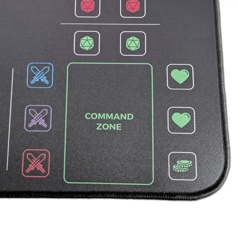 Commander Mini Dashboard - Playmat