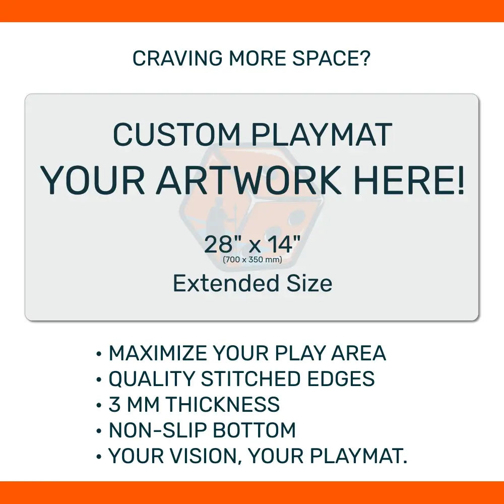 Custom 28’’ x 14’’ Playmat - Playmat