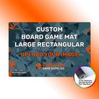 Custom printed board game mat 36" x 24" large rectangular