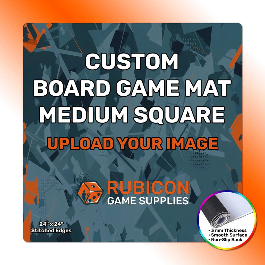 Custom Medium Square Board Game Mat 24" x 24"