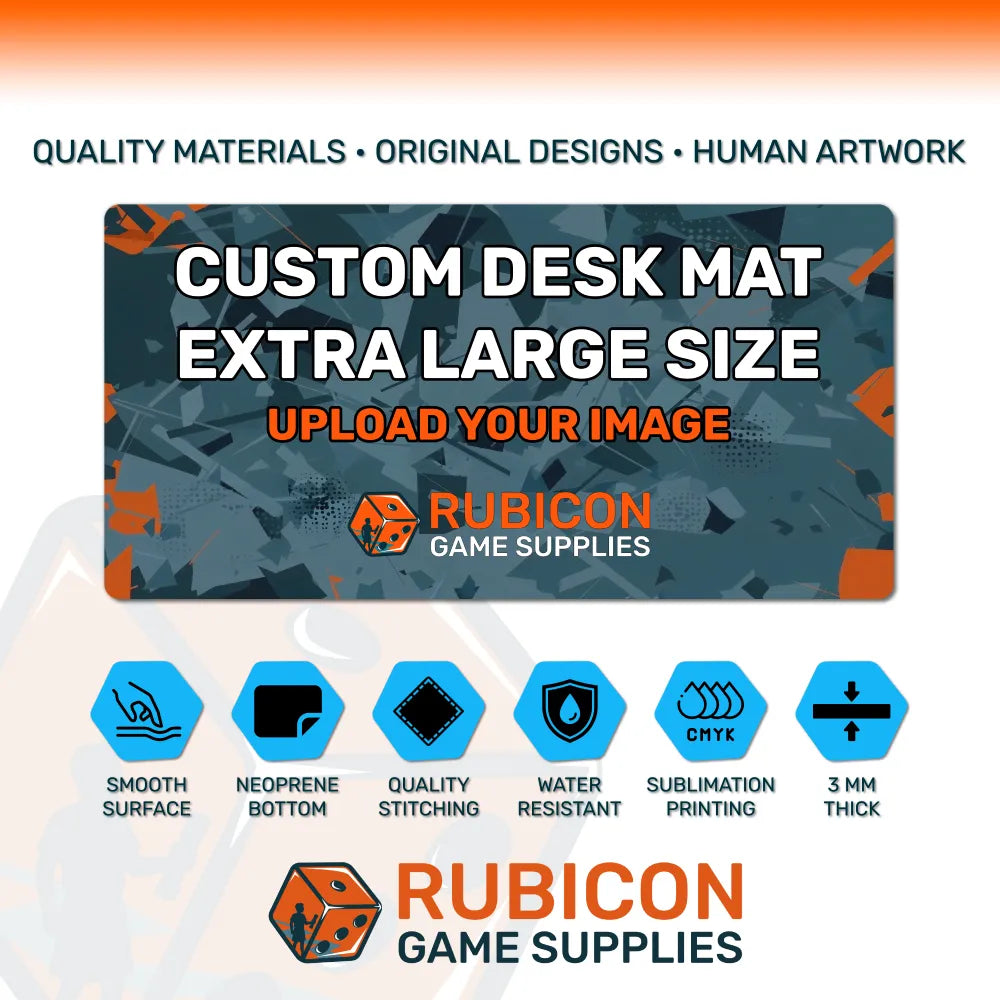 Custom XL Desk Mat 24" x 12"