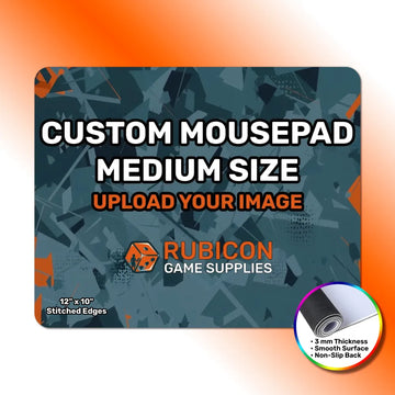 Custom printed mousepad 12" x 10" medium size