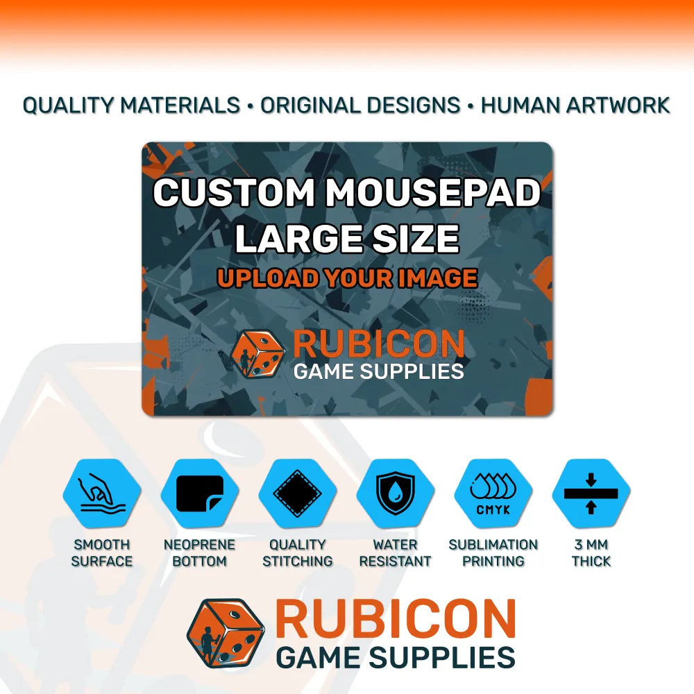 Custom Large Mousepad 18" x 12"