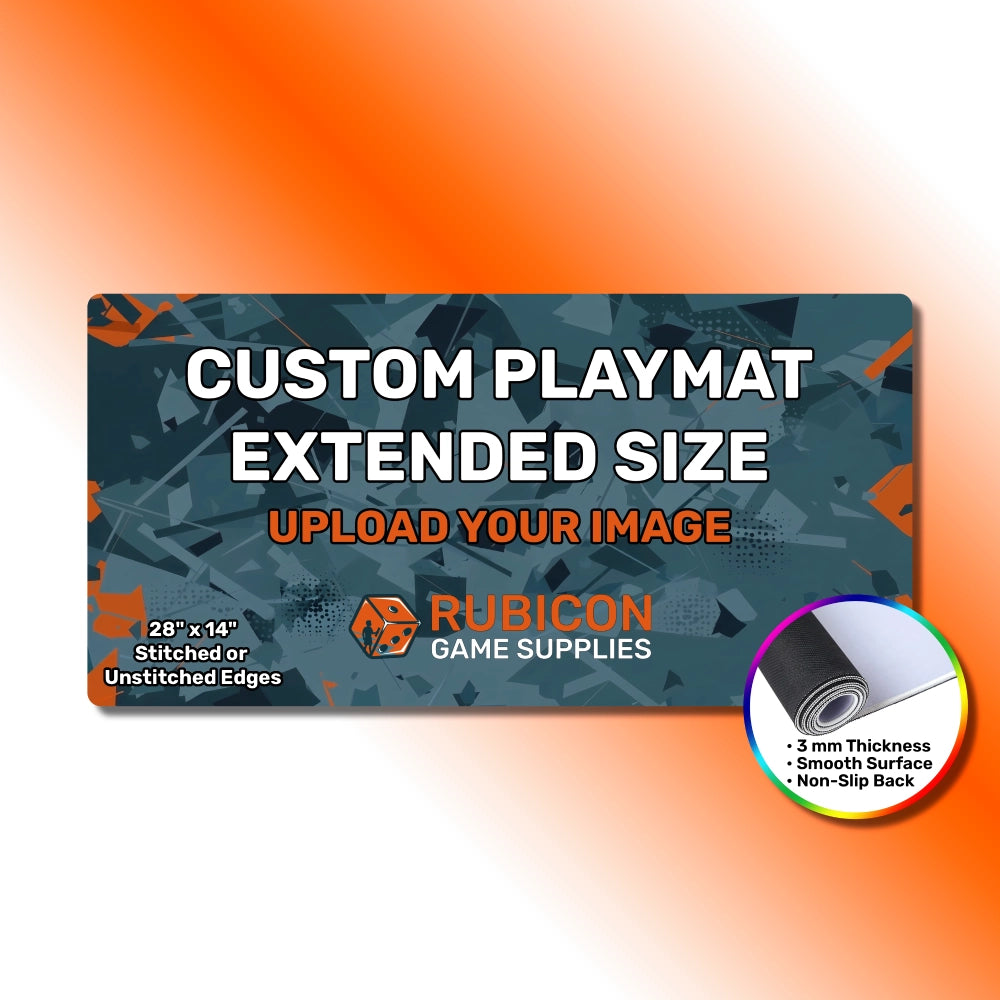 Tapis de jeu personnalisé 28" x 14"