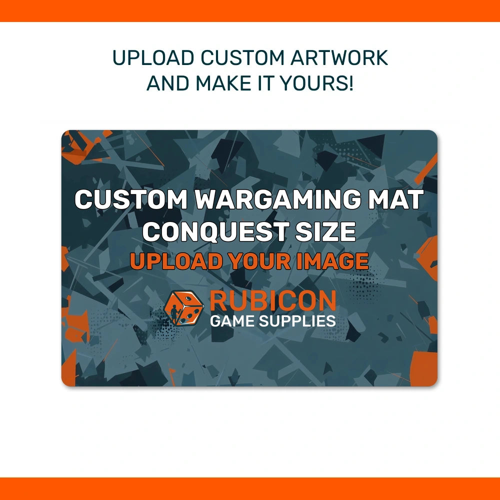 Custom wargaming mat, conquest size, 44 x 30 in: upload your own artwork and make it yours