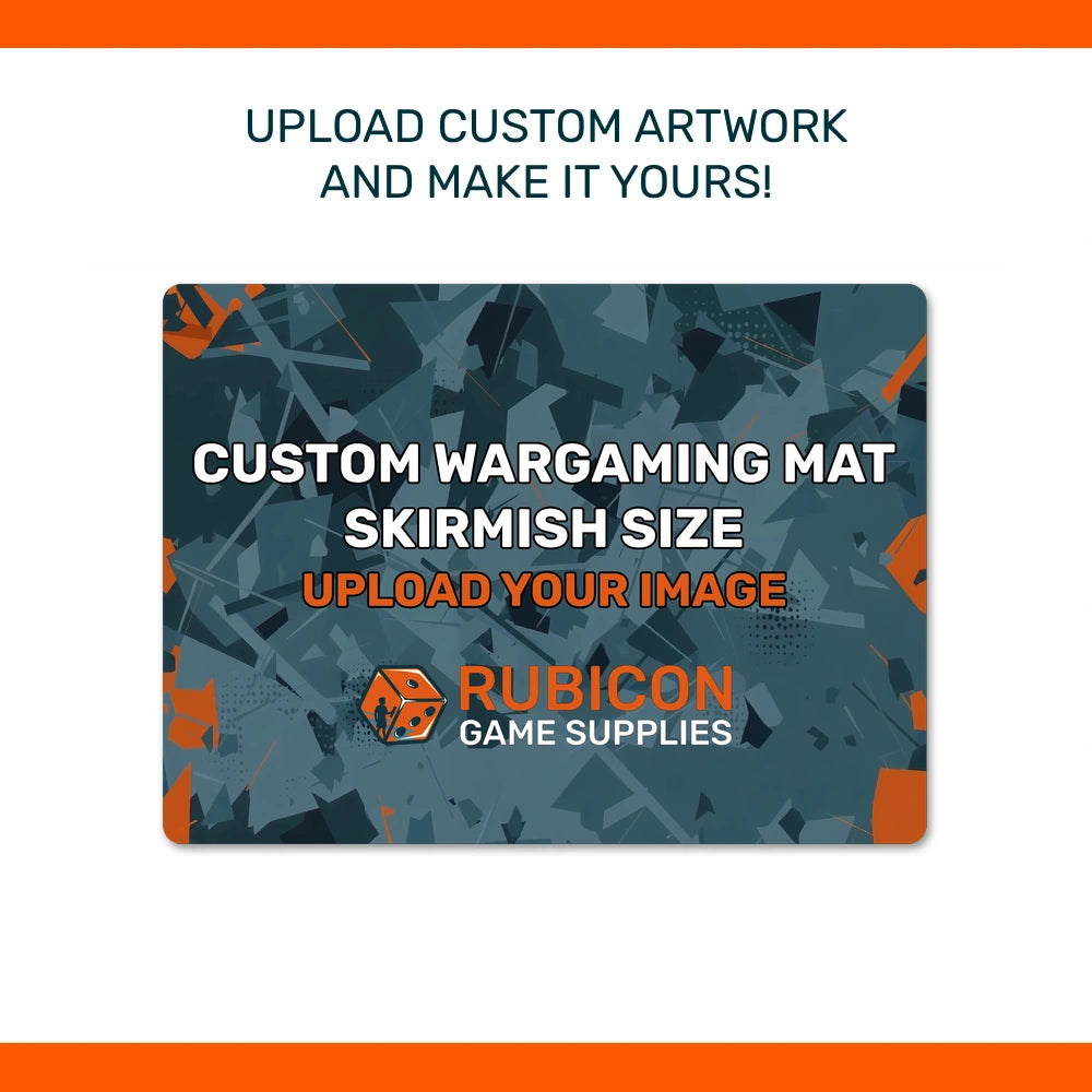 Custom wargaming mat, skirmish size, 30 x 22 in: upload your own artwork and make it yours