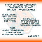 List of Rubicon's compatible playmats for board games, card games and TCGs