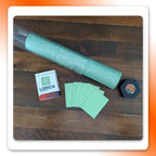 Lorica mint card sleeves and hexagonal playmat storage tube