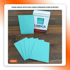 Lorica Premium Card Sleeves in Frost, 100 pack, standard size, pairs with this playmat