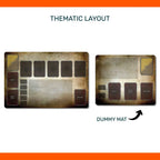 Mage Knight hero playmat and dummy player mat
