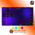 Neuroscape TCG - 24’’ x 14’’ / Clear Stitched / Lime - Playmat