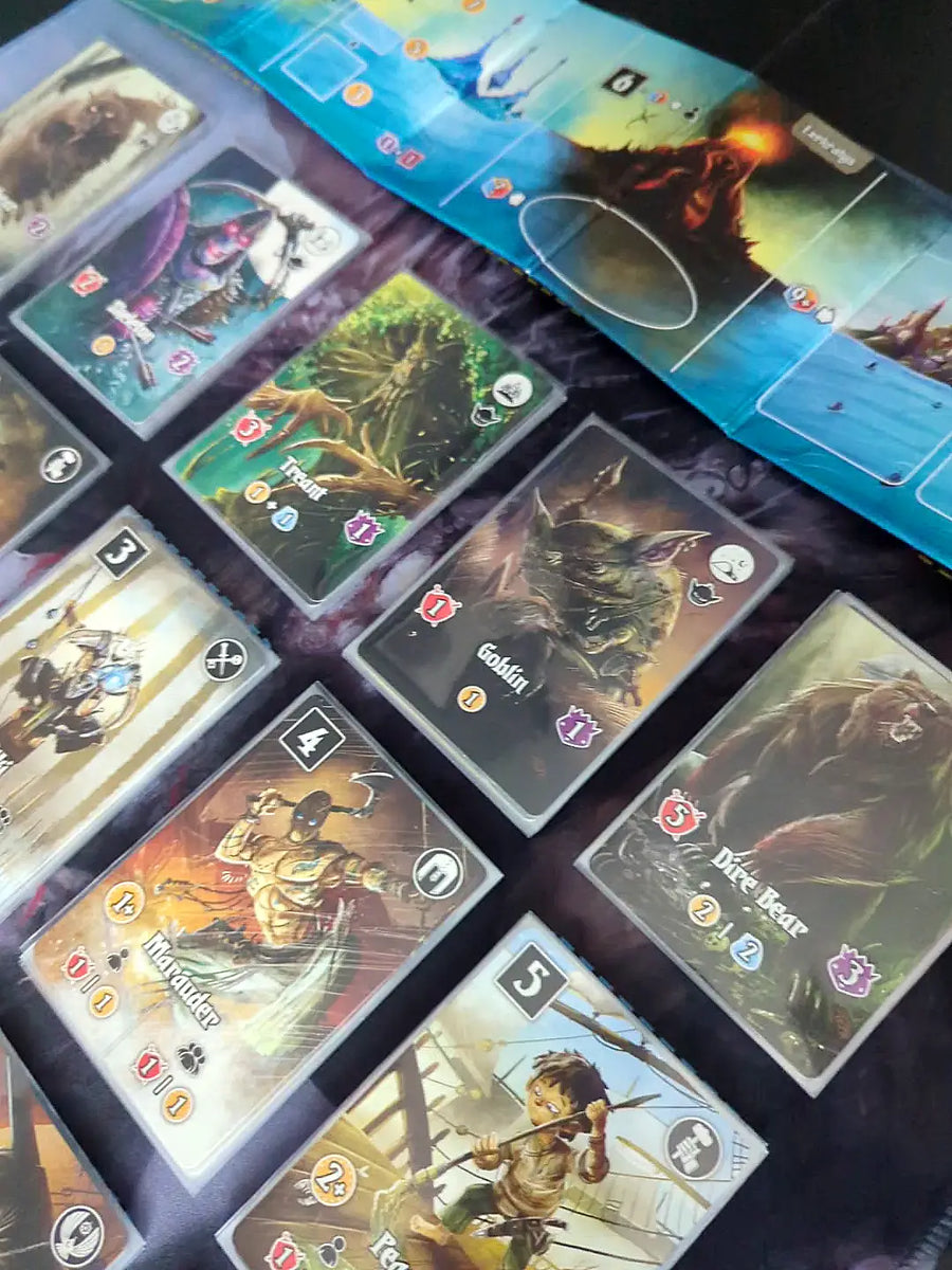 Valeria Card Kingdoms multiplayer playmat, 18" x 22" (450 x 550 mm), neoprene themed compatible game accessory