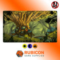 Woodland Haven - Clear Stitched / Day - Premium TCG Playmats by Rubicon Game Supplies Playmat